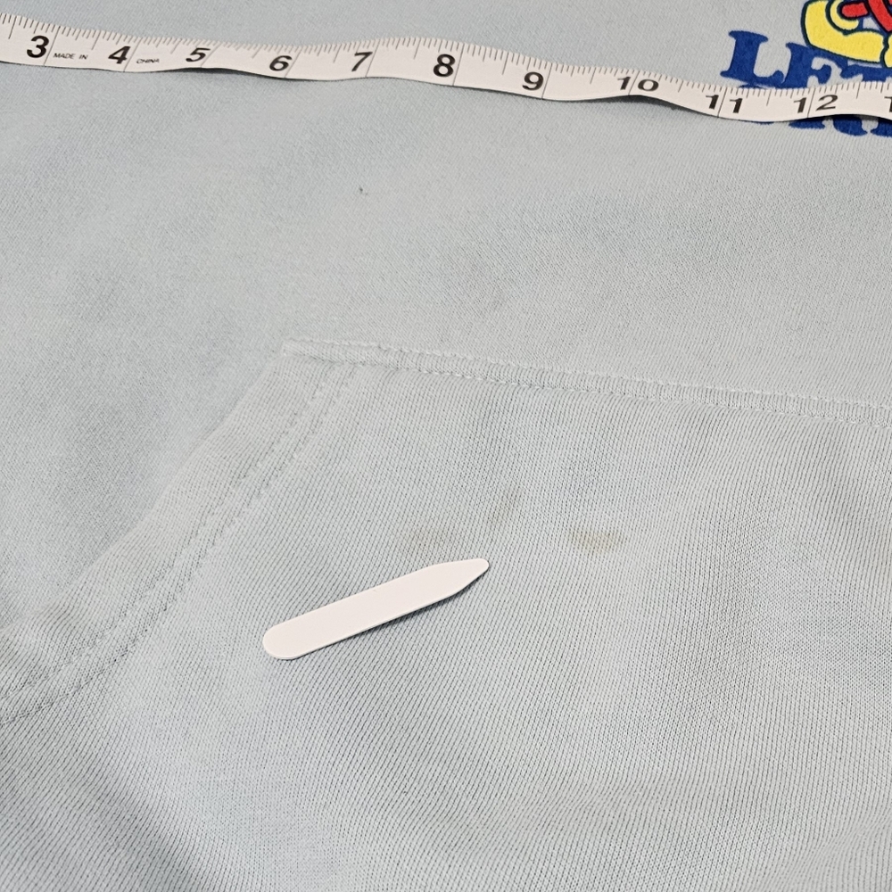 Sturiolo “Let’s Trip” Graphic Hoodie Light Blue Size Large Merch - Picture 8 of 10